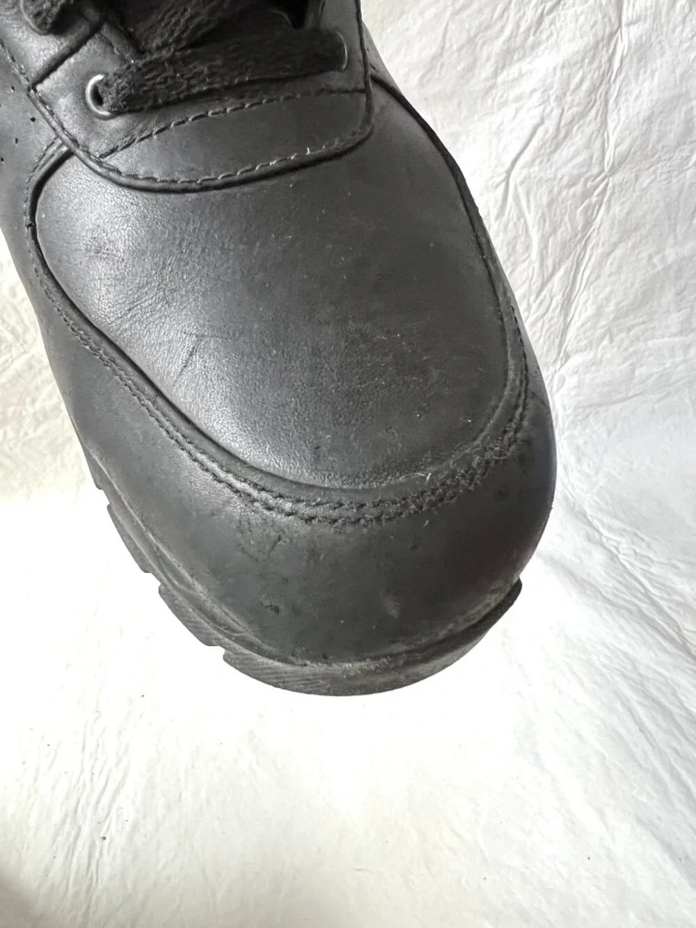 Nike Air Max Goadome boots US mens 12 triple black leather ACG lace up sneaker